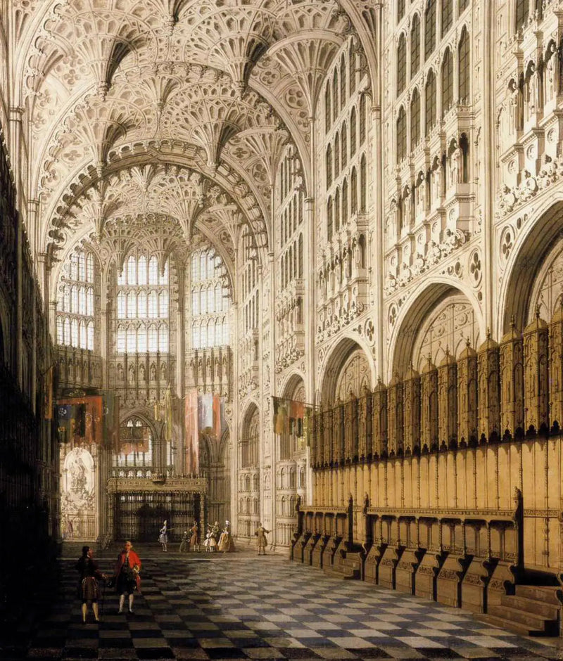 Het interieur van de kapel van Hendrik VII in de Westminster Abbey - Canaletto

Source:
L'Intérieur de la chapelle d'Henri VII à l'abbaye de Westminster - Canaletto