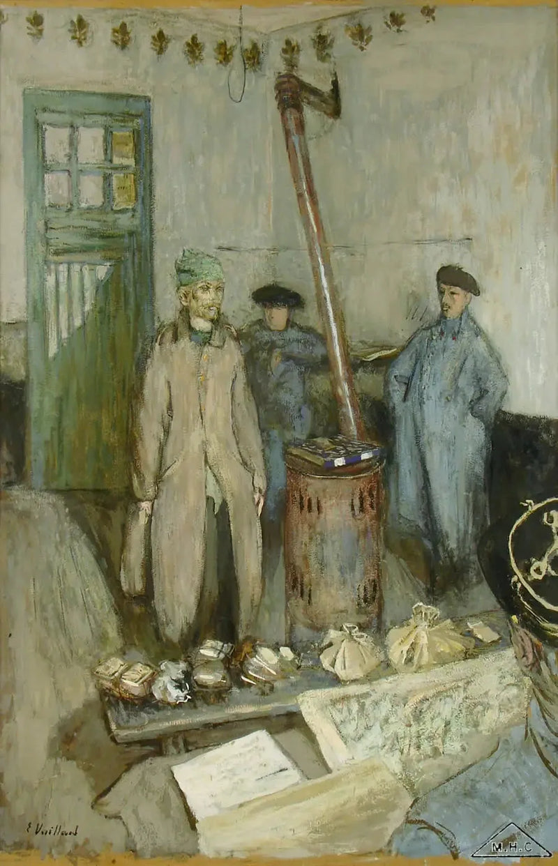 Ondervraging van de gevangene - Édouard Vuillard