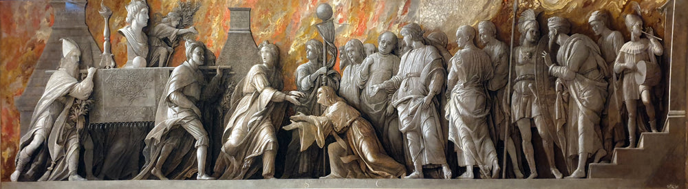 L'Introduction du culte de Cybèle à Rome - Andrea Mantegna image 1 reproduction de peinture à l’huile