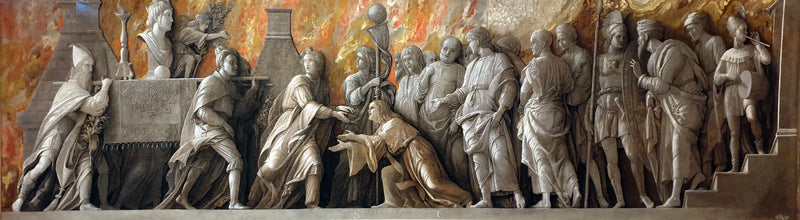 De introductie van de cultus van Cybele in Rome - Andrea Mantegna