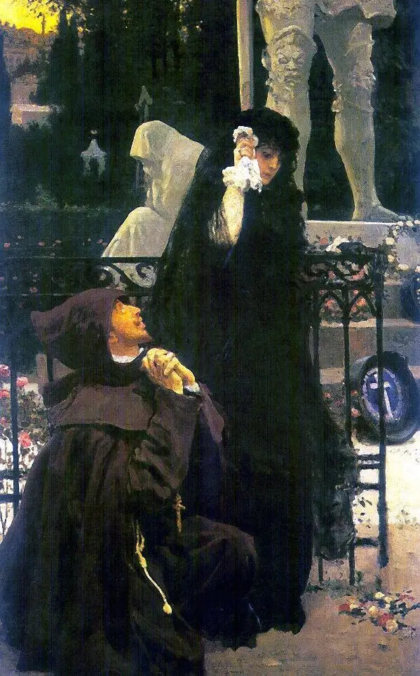 De Gasten van steen. Don Juan en Doña Ana - Ilya Repin