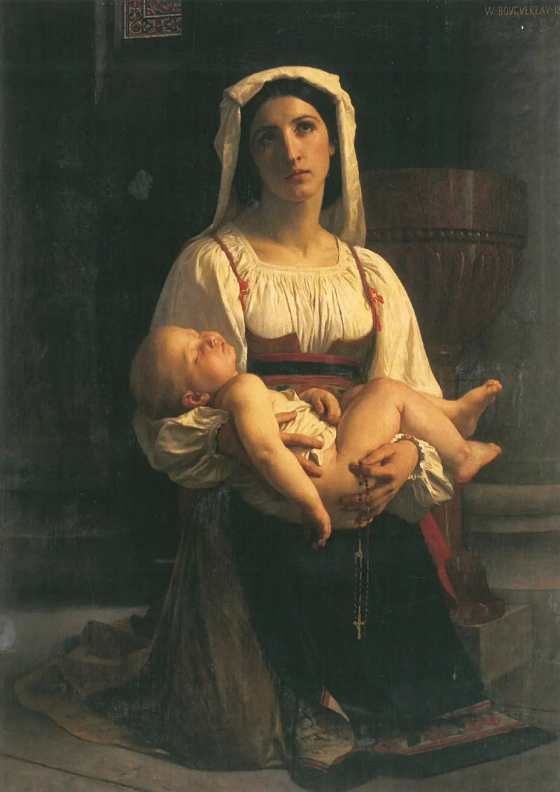 De oproep tot de Maagd - Bouguereau