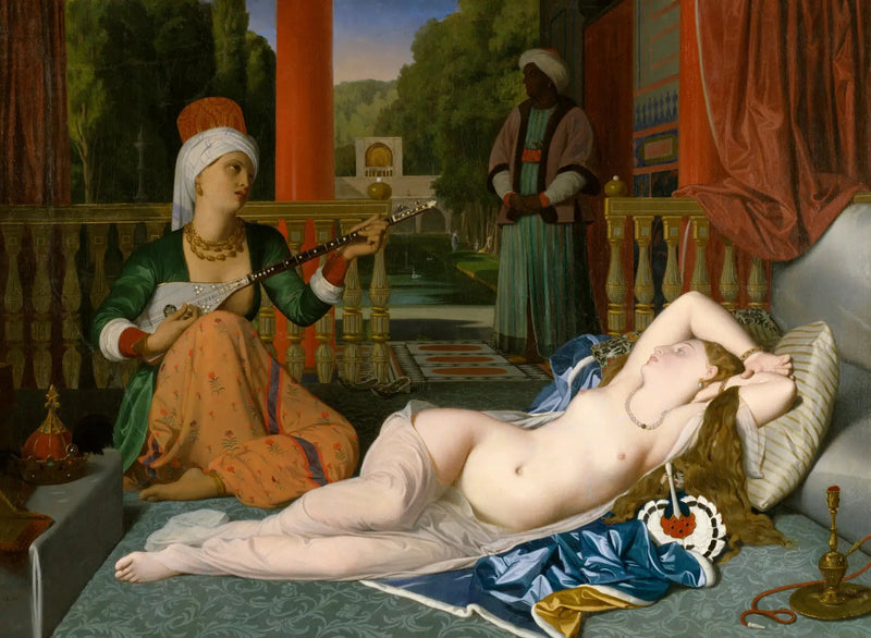 De Odalisque met de slaaf - Jean-Auguste-Dominique Ingres