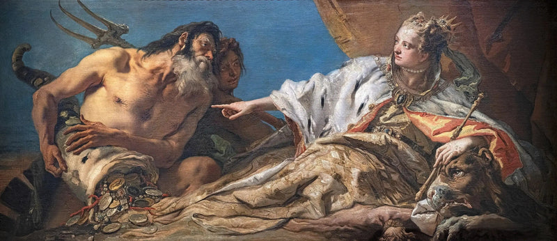 De Offerande gedaan door Neptunus aan Venetië - Giovanni Battista Tiepolo