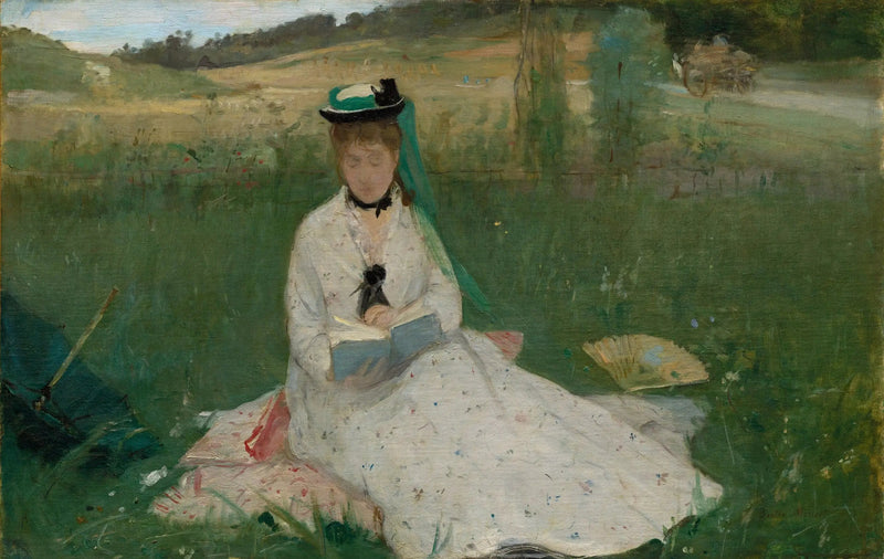 De groene parasol - Berthe Morisot
