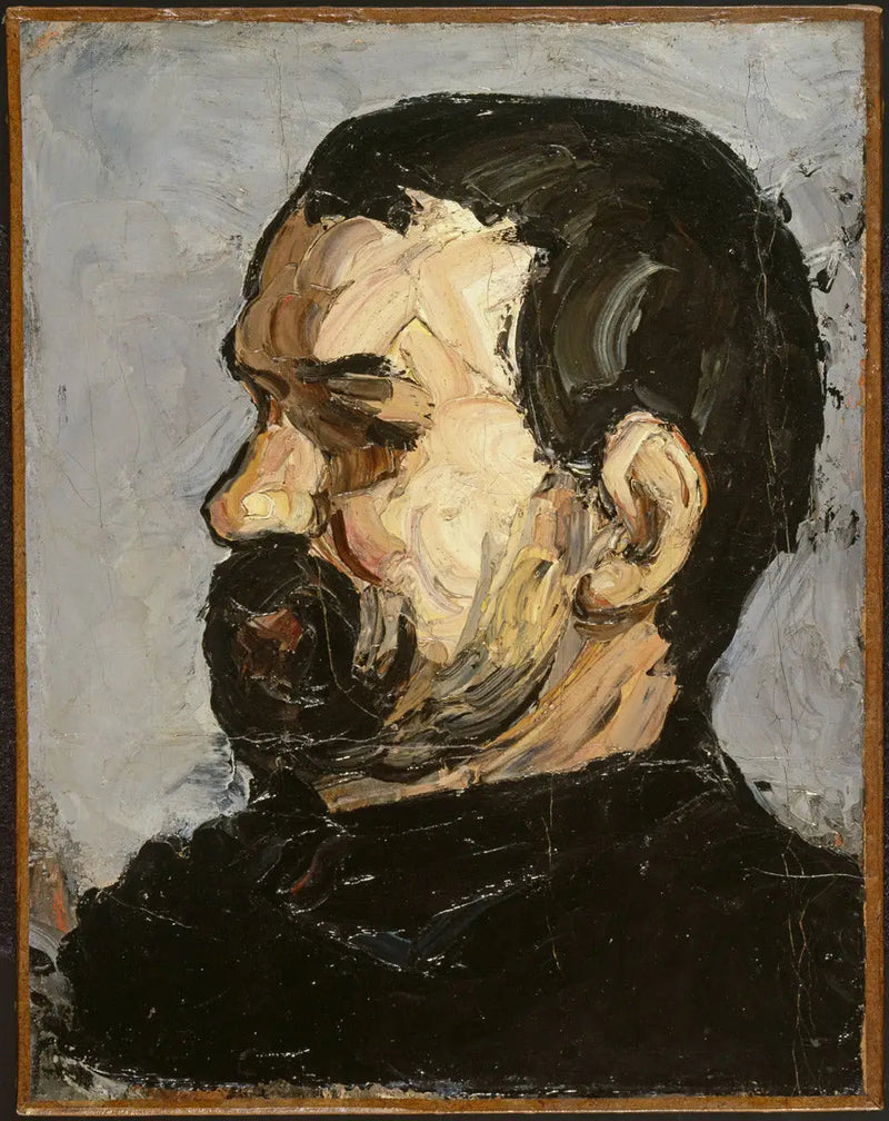 Oom Dominique in profiel - Paul Cézanne