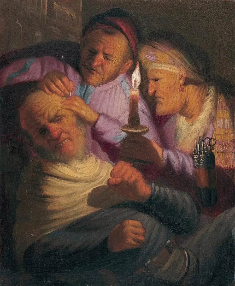 De Operatie (Allegorie van het Aanraken) - Rembrandt