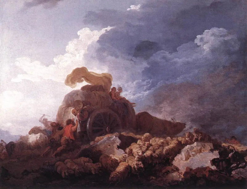 Het Onweer - Jean-Honoré Fragonard