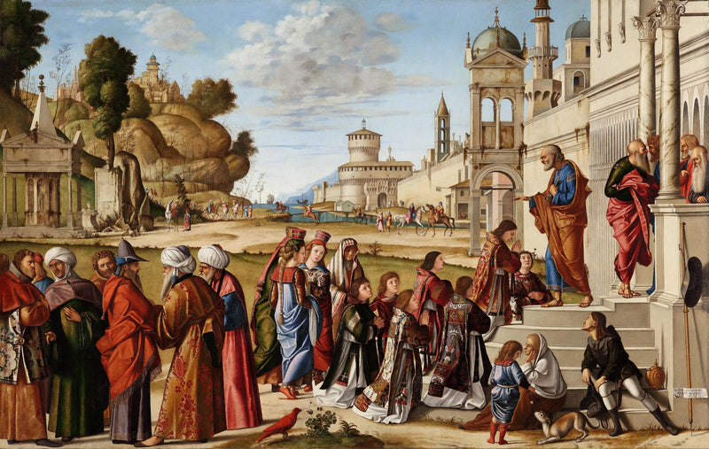 De wijding van Sint-Stefanus - Vittore Carpaccio