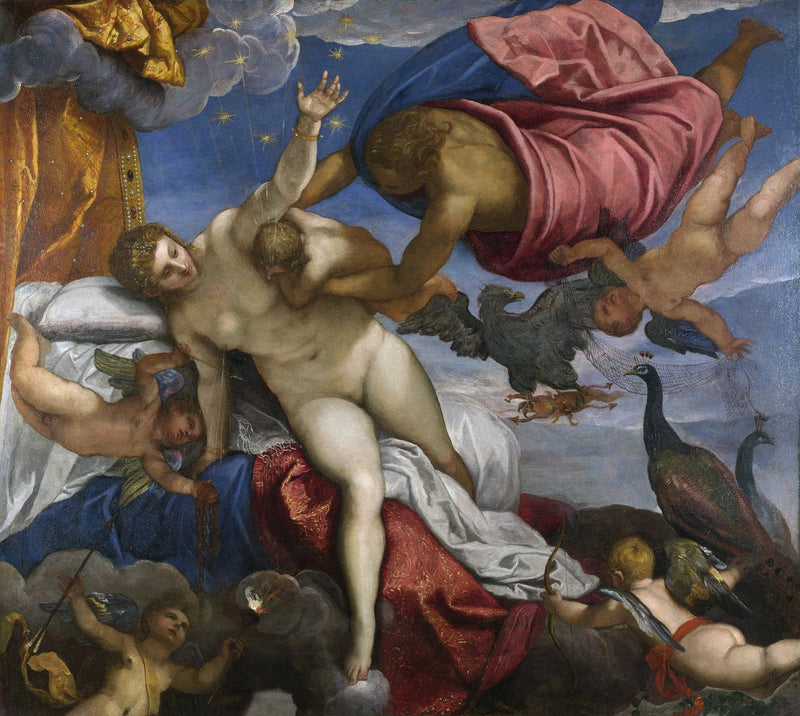 De oorsprong van de Melkweg - Jacopo Tintoretto