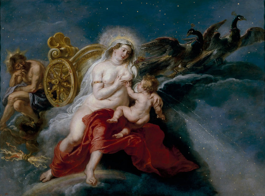 De oorsprong van de Melkweg - Peter Paul Rubens