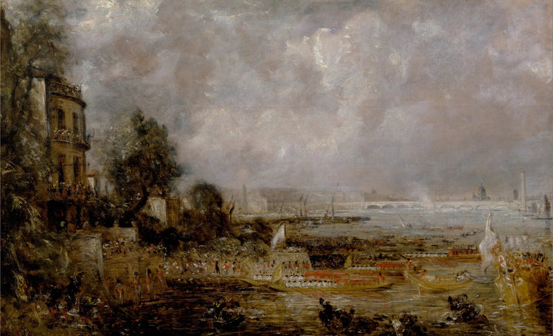De opening van de Waterloo-brug - John Constable
