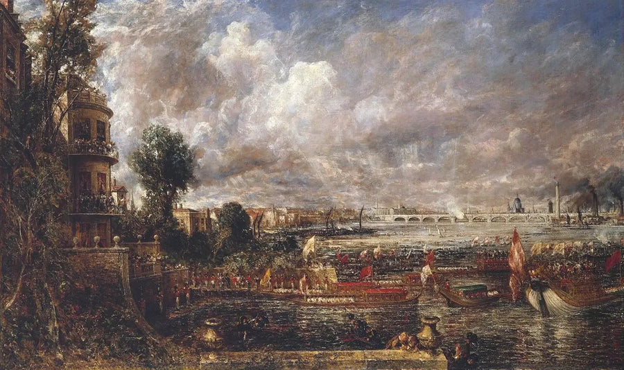 De opening van de Waterloo-brug - John Constable