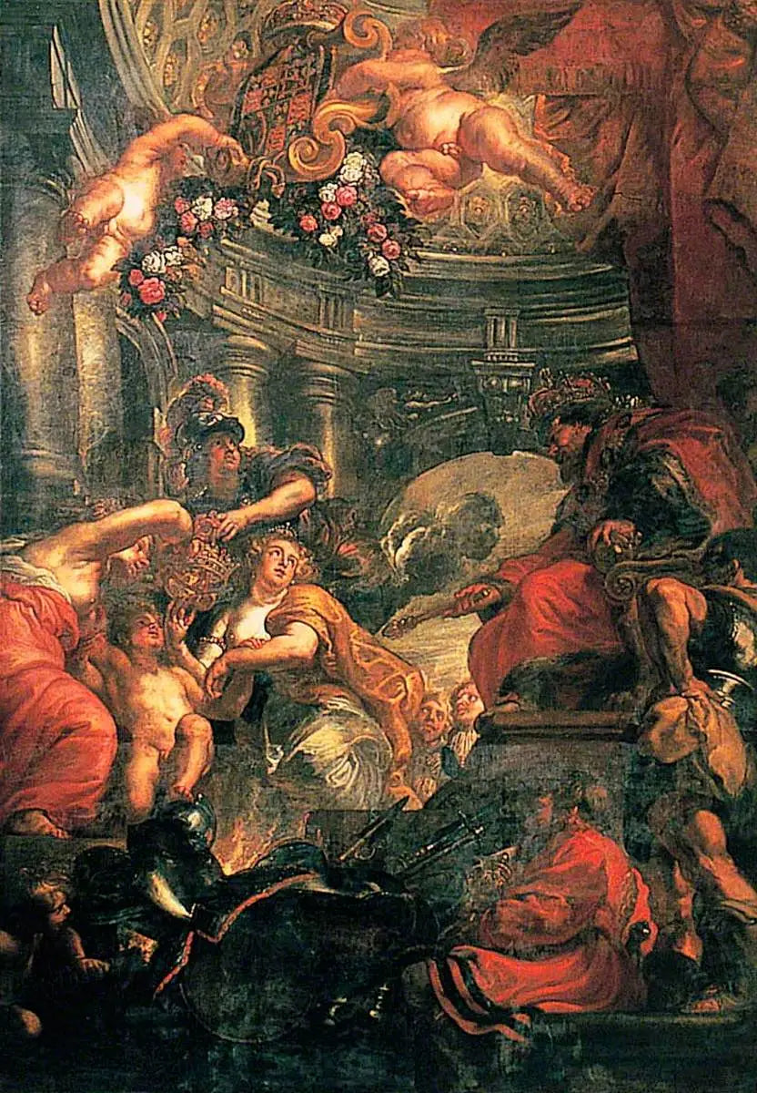 De Unie van de Kroon van Engeland en Schotland - Peter Paul Rubens