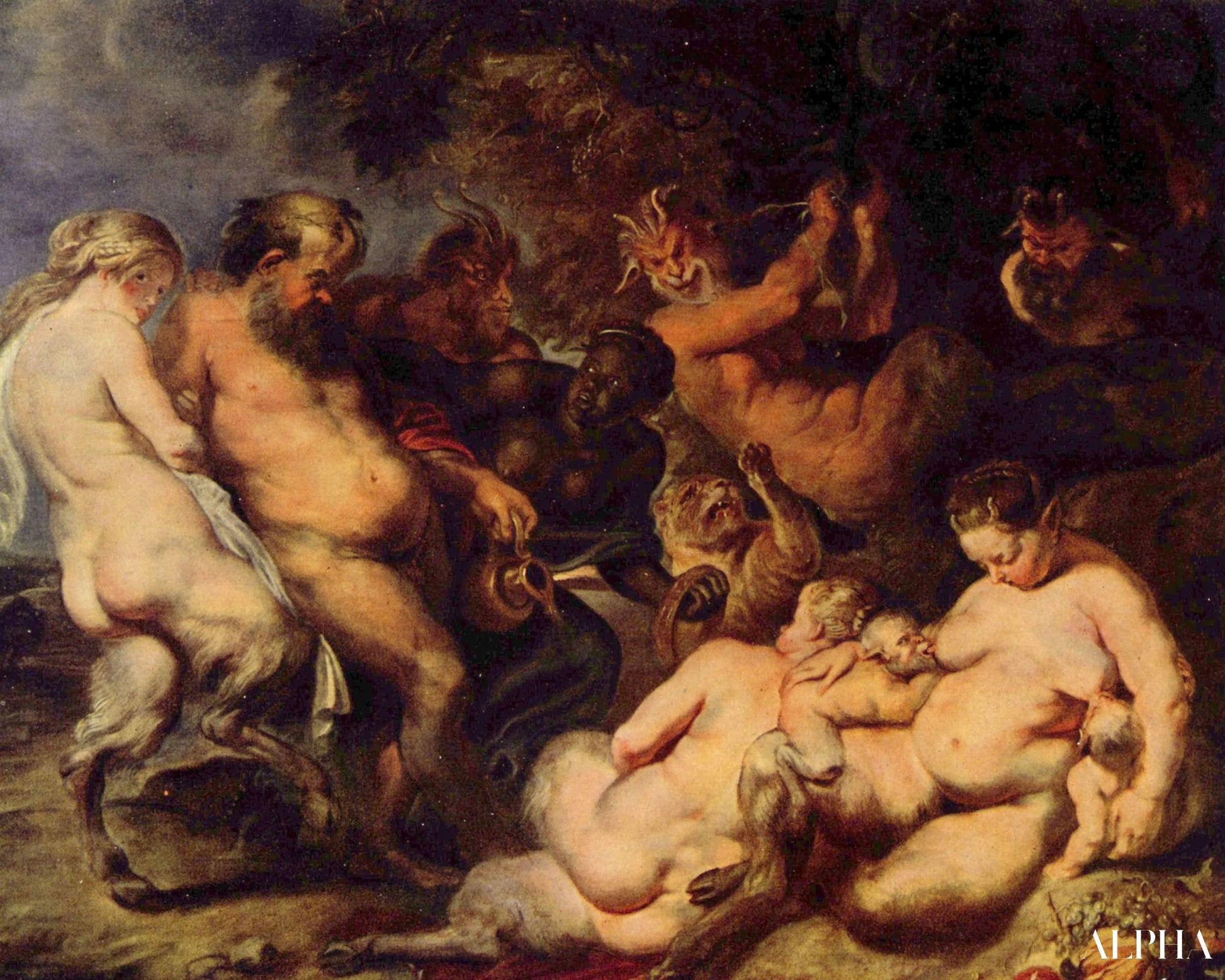 La Bacchanale - Peter Paul Rubens - Reproductions de tableaux et peintures haut de gamme