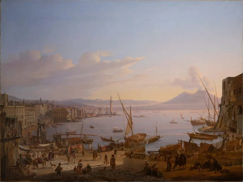 De baai van Napels met de vuurtoren en de Vesuvius op de achtergrond. - Antoine van Dyck

Source:
La Baie de Naples avec le phare et le Vésuve en fond. - Antoine van Dyck