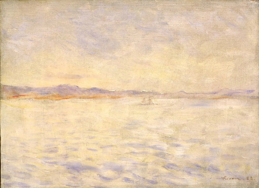 De baai van Napels - Pierre-Auguste Renoir