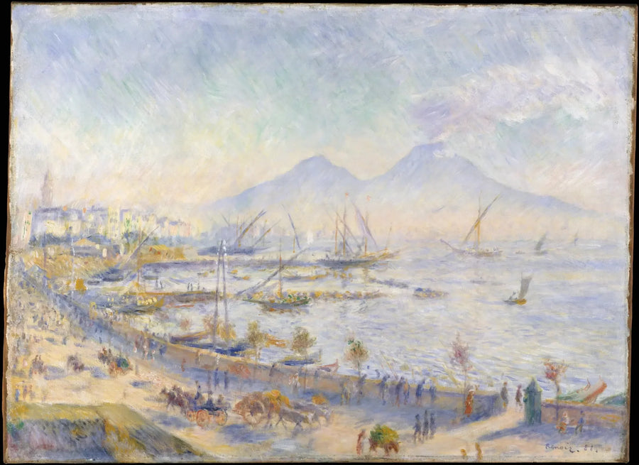 De baai van Napels - Pierre-Auguste Renoir