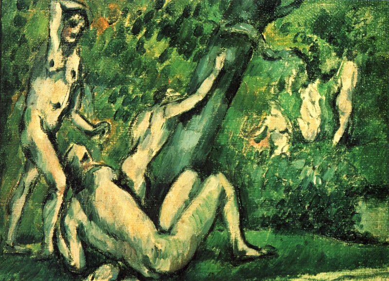 Het baden - Paul Cézanne
