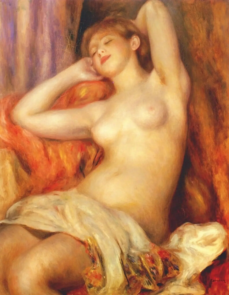 De Slapende Badende - Pierre-Auguste Renoir