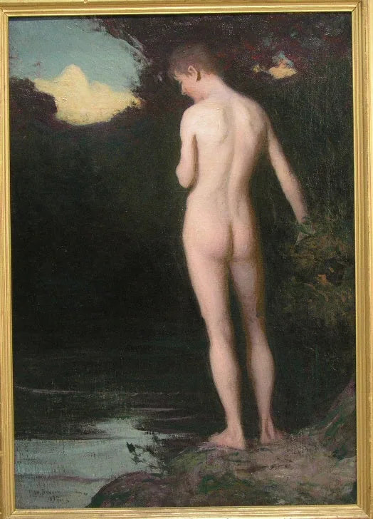 De badende vrouw - Frank Weston Benson