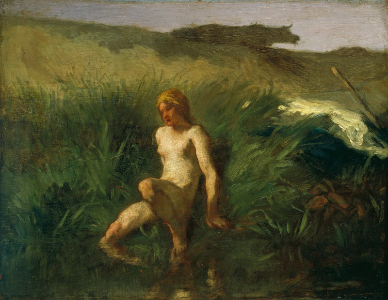 Het badmeisje - Jean-François Millet