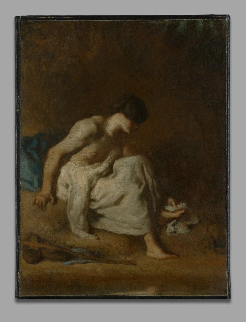 Het badmeisje - Jean-François Millet