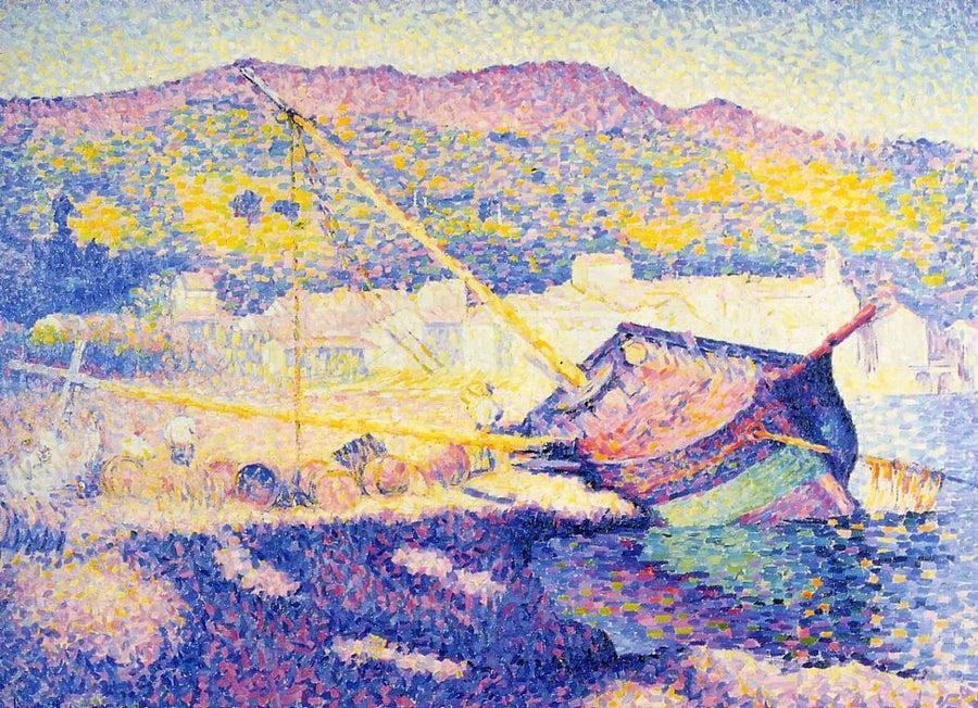 De blauwe boot - Henri-Edmond Cross