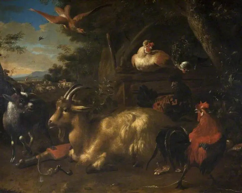 De boerderij - Melchior de Hondecoeter