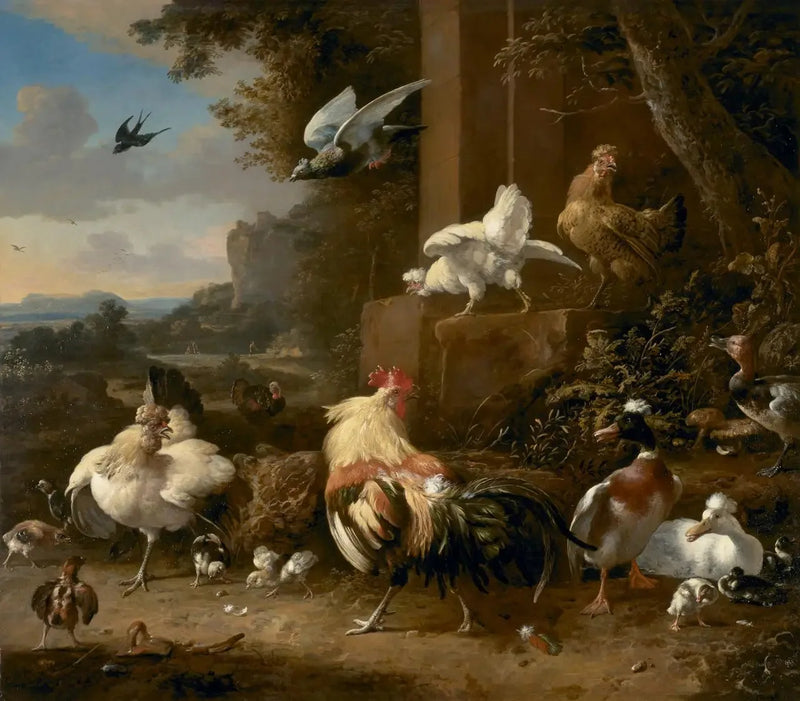 De boerderij - Melchior de Hondecoeter