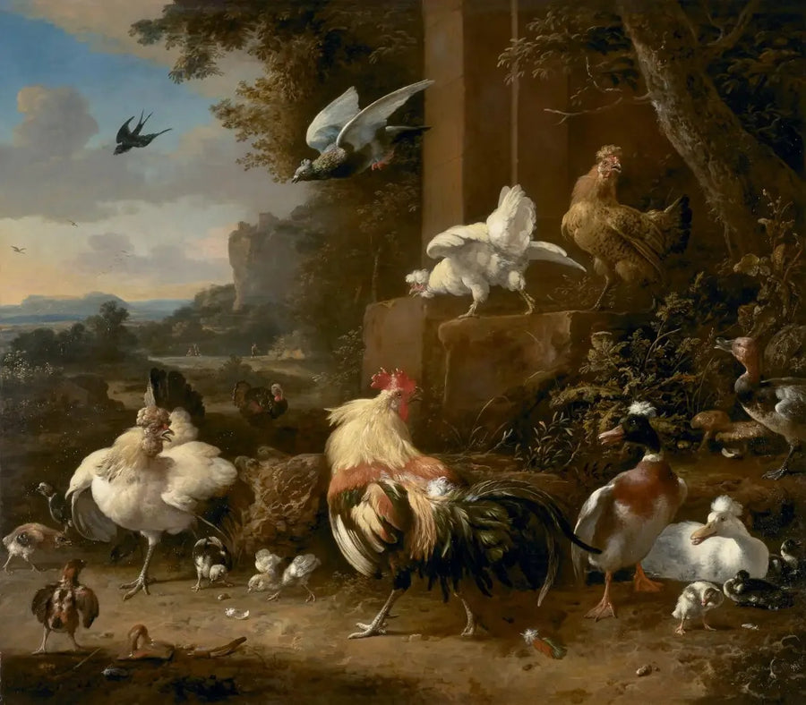 De boerderij - Melchior de Hondecoeter