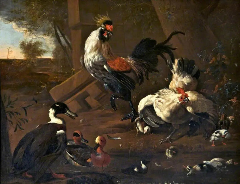De boerderij - Melchior de Hondecoeter