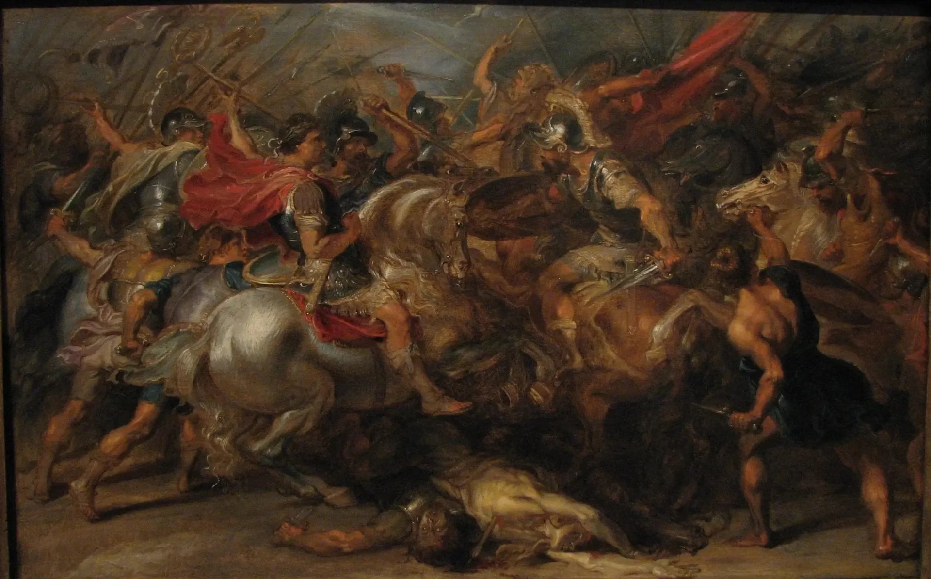 La bataille de Constantin et de Licinius - Peter Paul Rubens image 1 copie peinte à la main à l’huile