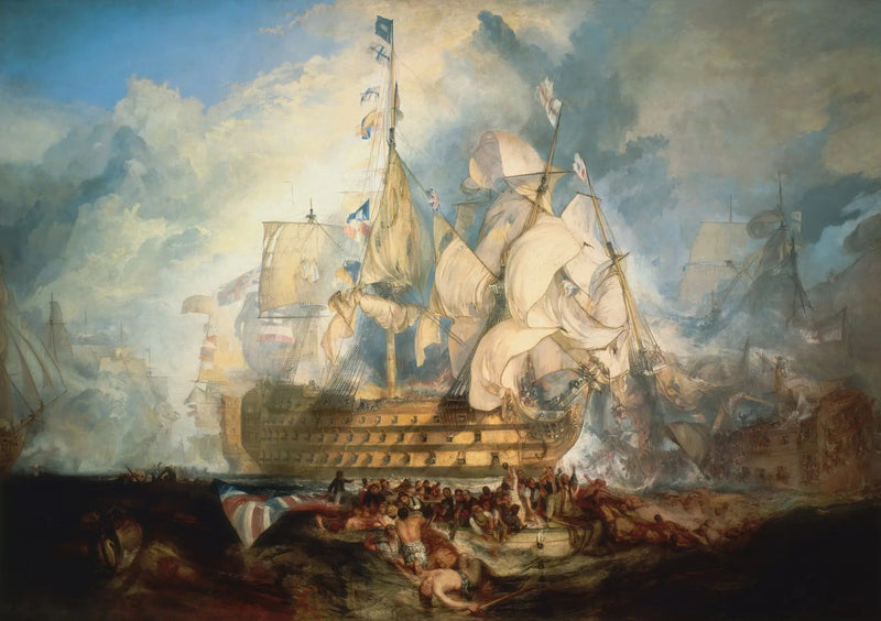 De Slag bij Trafalgar - J. M. W. Turner