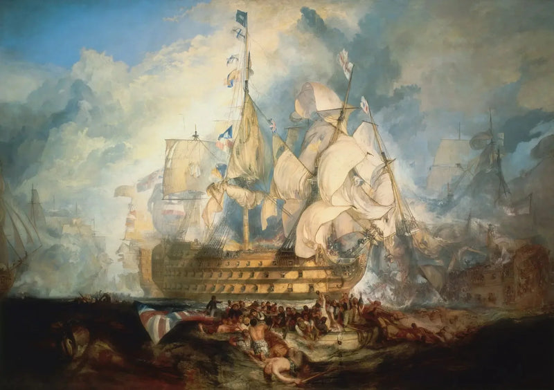 De Slag bij Trafalgar - J. M. W. Turner