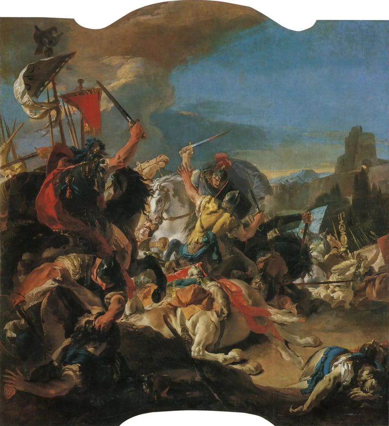 De Slag bij Vercellae - Giovanni Battista Tiepolo
