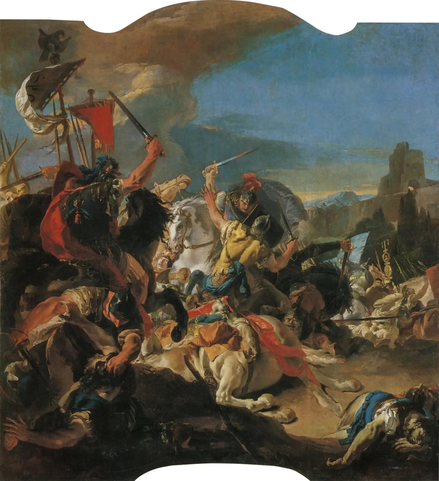 De Slag bij Vercellae - Giovanni Battista Tiepolo