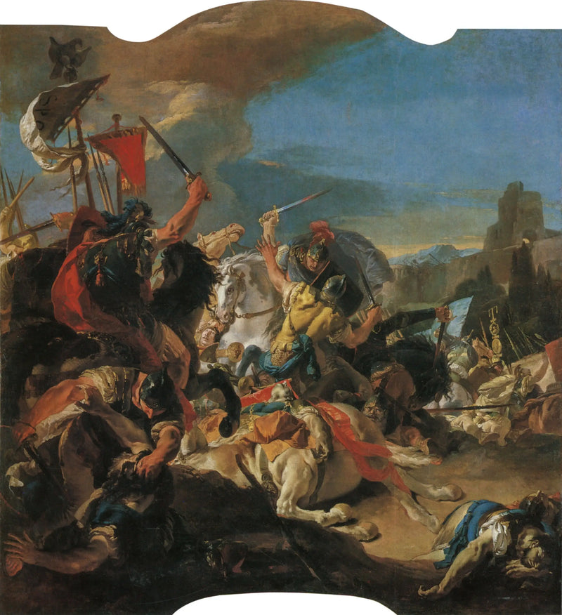 De Slag bij Vercellae - Giovanni Battista Tiepolo