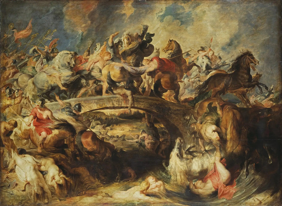 De Slag van de Amazones - Peter Paul Rubens