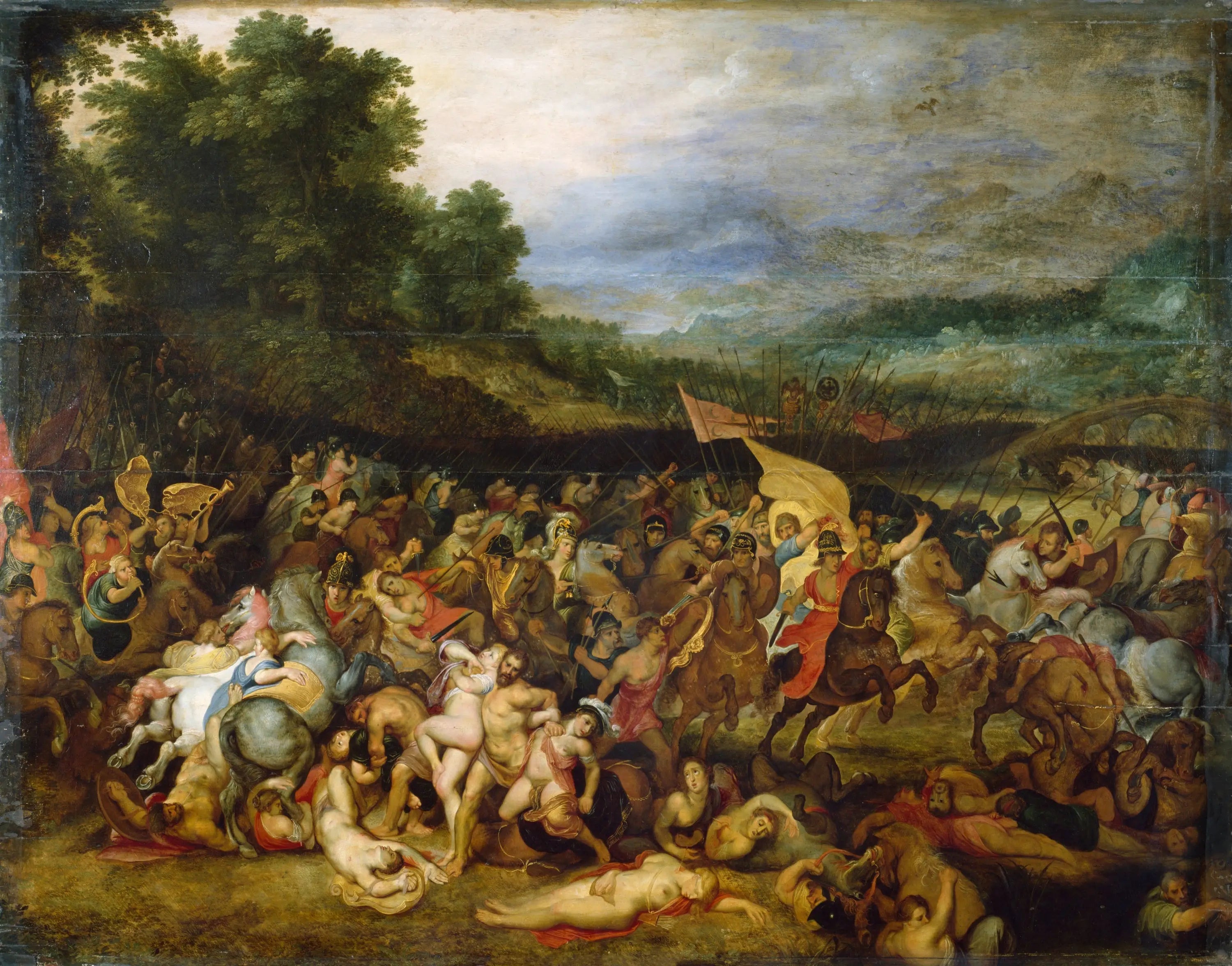 La bataille des Amazones - Peter Paul Rubens image 1 reproduction réalisée par Alpha Reproduction