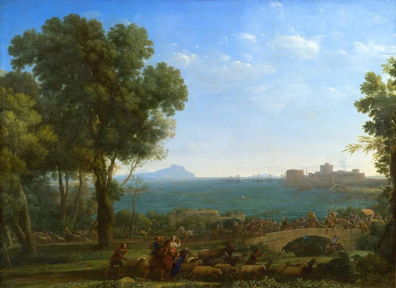 De Slag op de Brug - Claude Lorrain