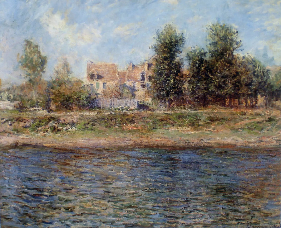 De oever van de Seine - Claude Monet