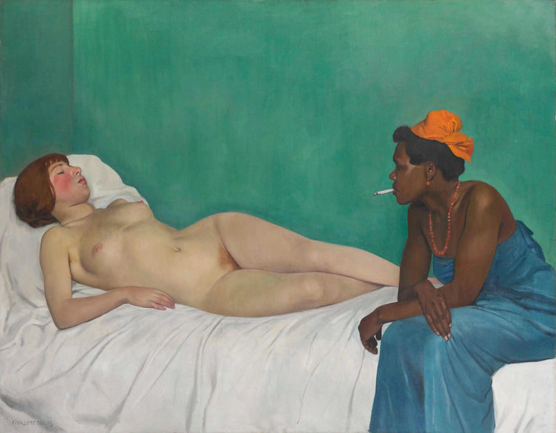 De Witte en de Zwarte - Félix Vallotton

Source:
La Blanche et la Noire - Félix Vallotton