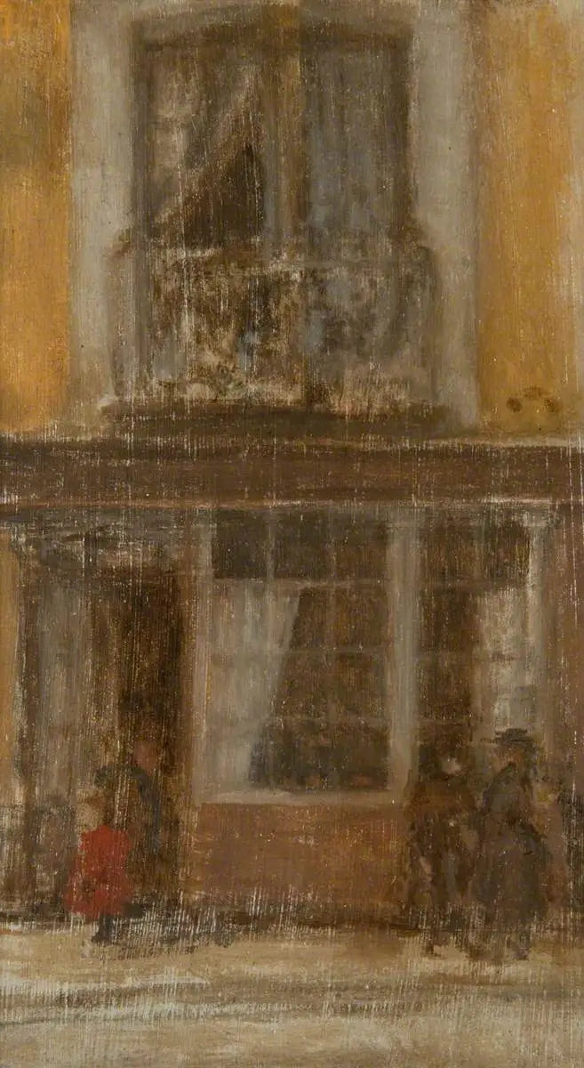 De Witte Wasvrouw, Dieppe - James Abbott McNeill Whistler