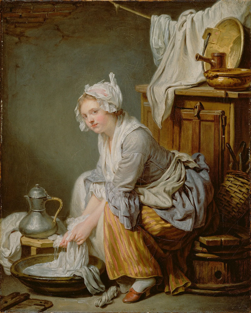 De wasvrouw - Jean-Baptiste Greuze