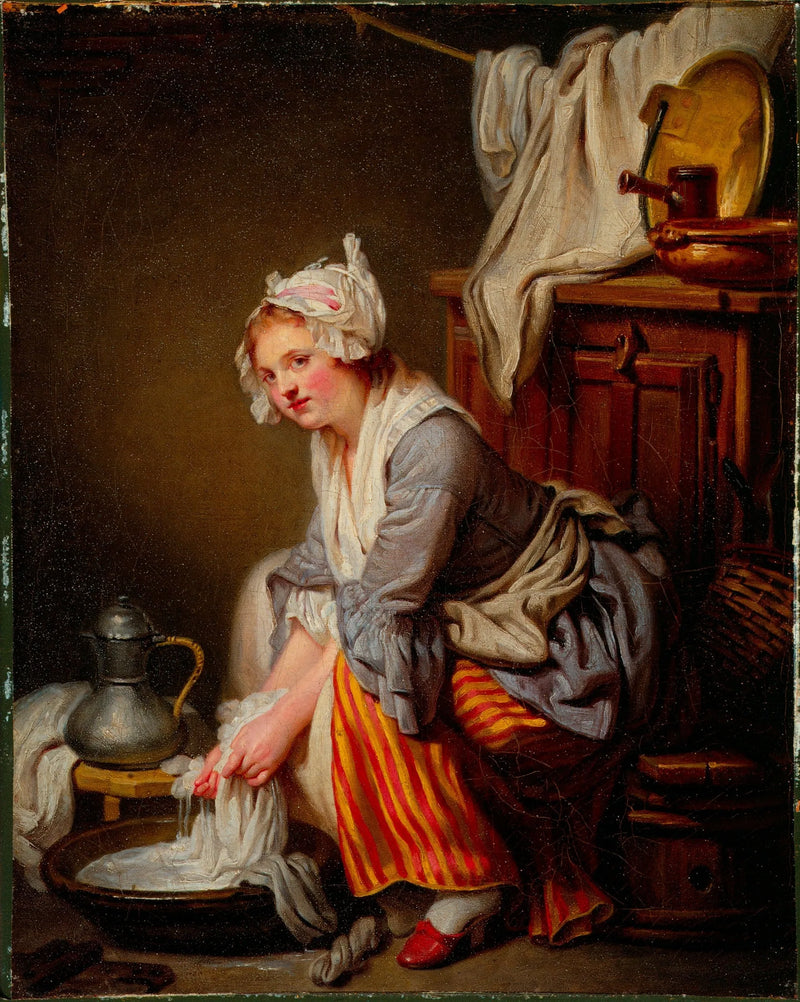 De wassermeid - Jean-Baptiste Greuze