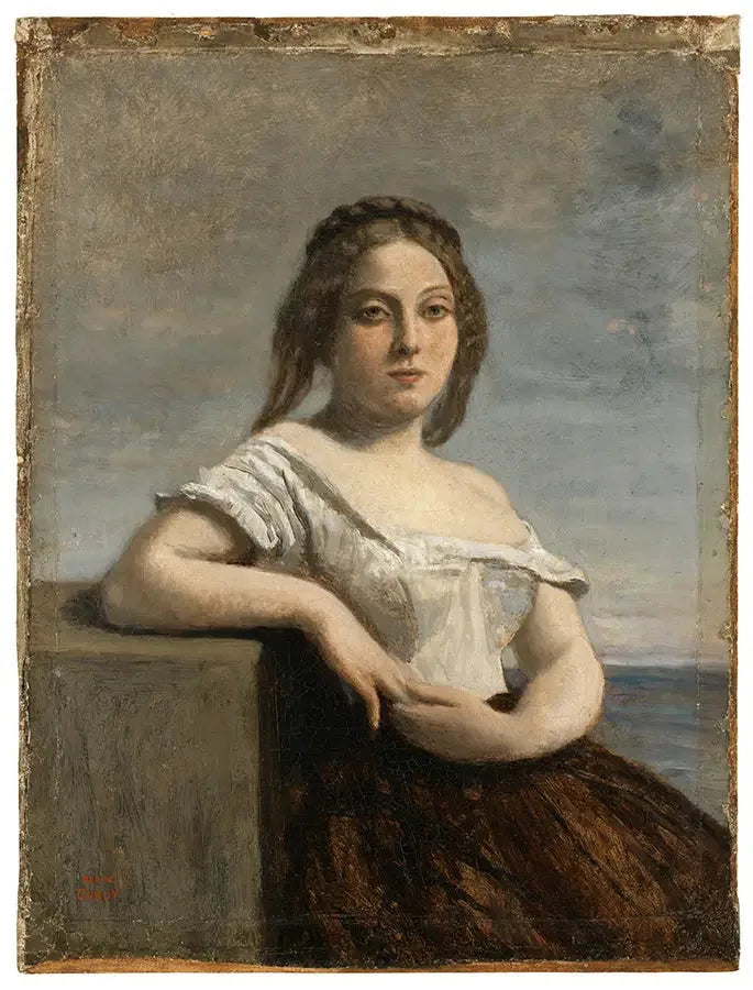De blonde Gasconne - Jean-Baptiste Camille Corot