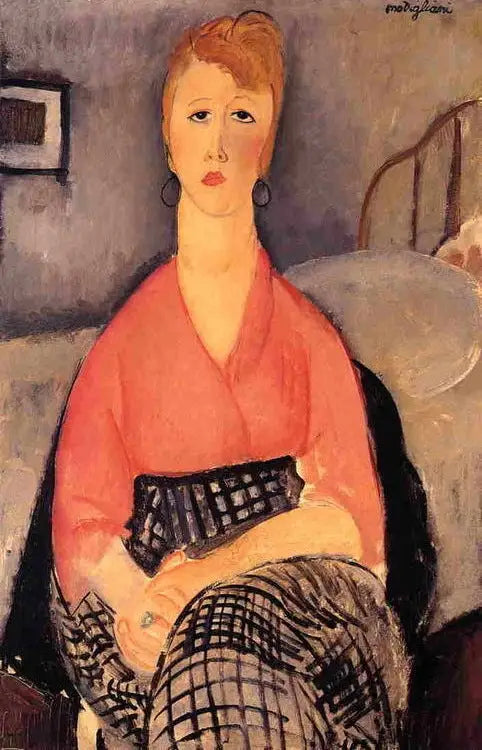 De Roze Blouse - Amedeo Modigliani
