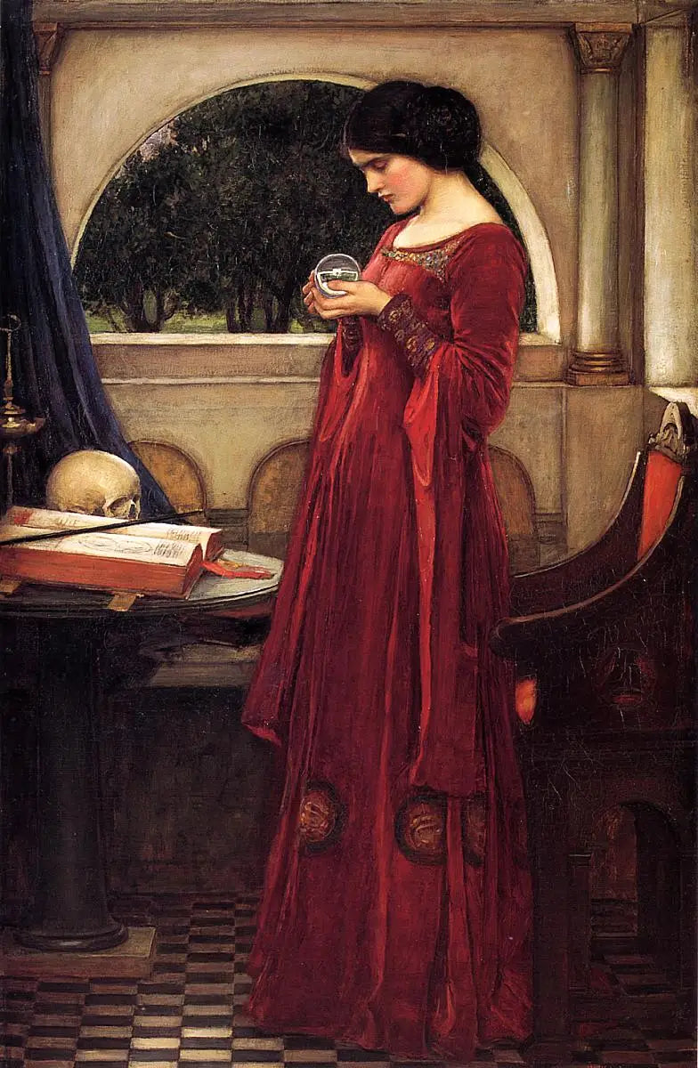 De kristallen bol - John William Waterhouse