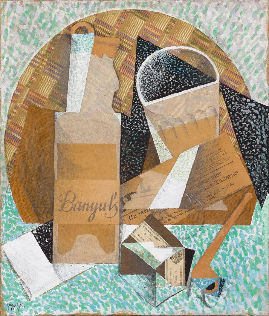 De fles Banyuls - Juan Gris